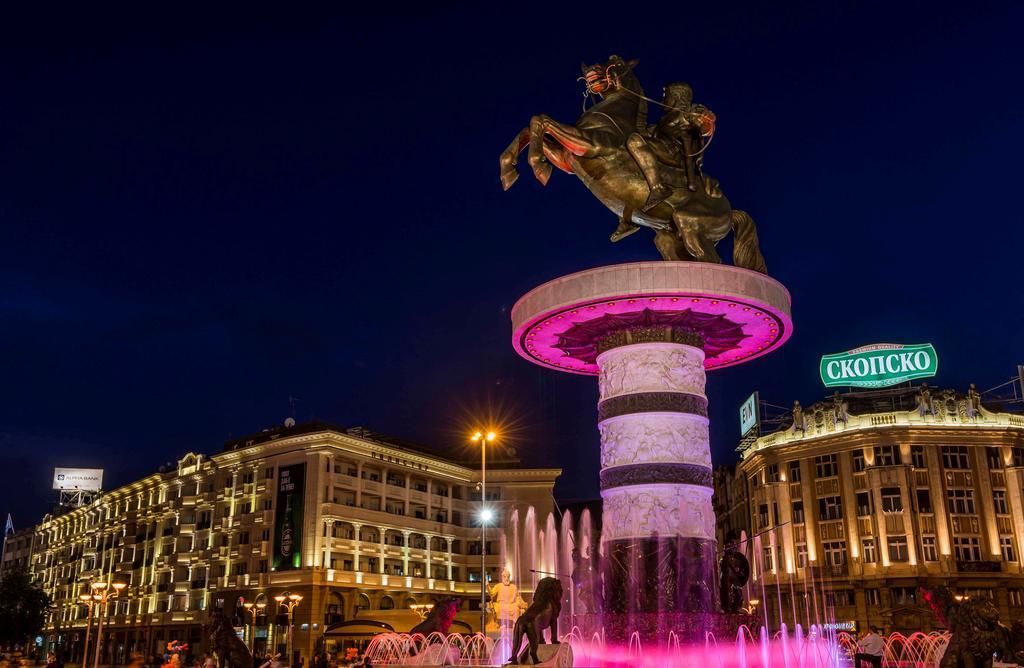 Skopje City Square View Exterior foto