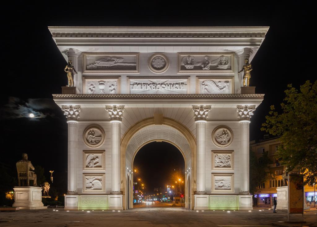 Skopje City Square View Exterior foto